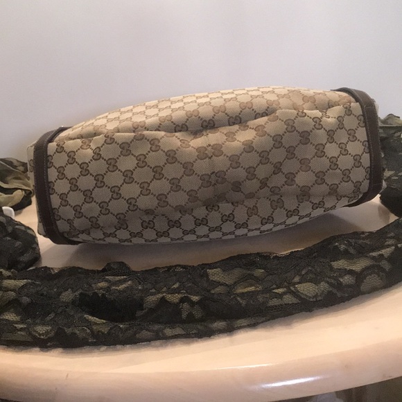 🎉HP🎉🍾FIRM EUC Gucci Abbey GG Shoulder Bag # 130736 493492 - Picture 8 of 14